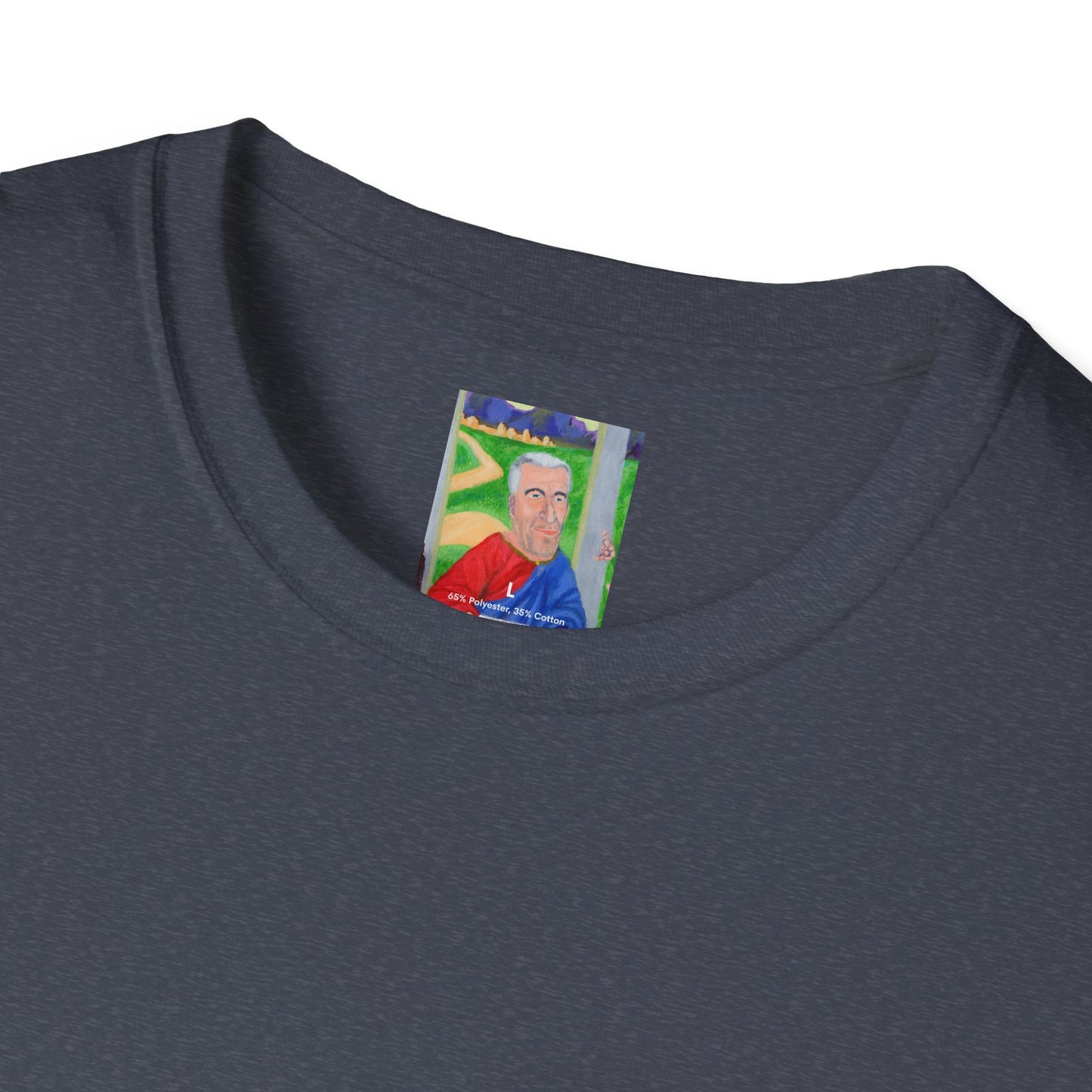 Jeffrey Epstein Oprah Winfrey Puff Daddy funny ironic Unisex Softstyle T-Shirt