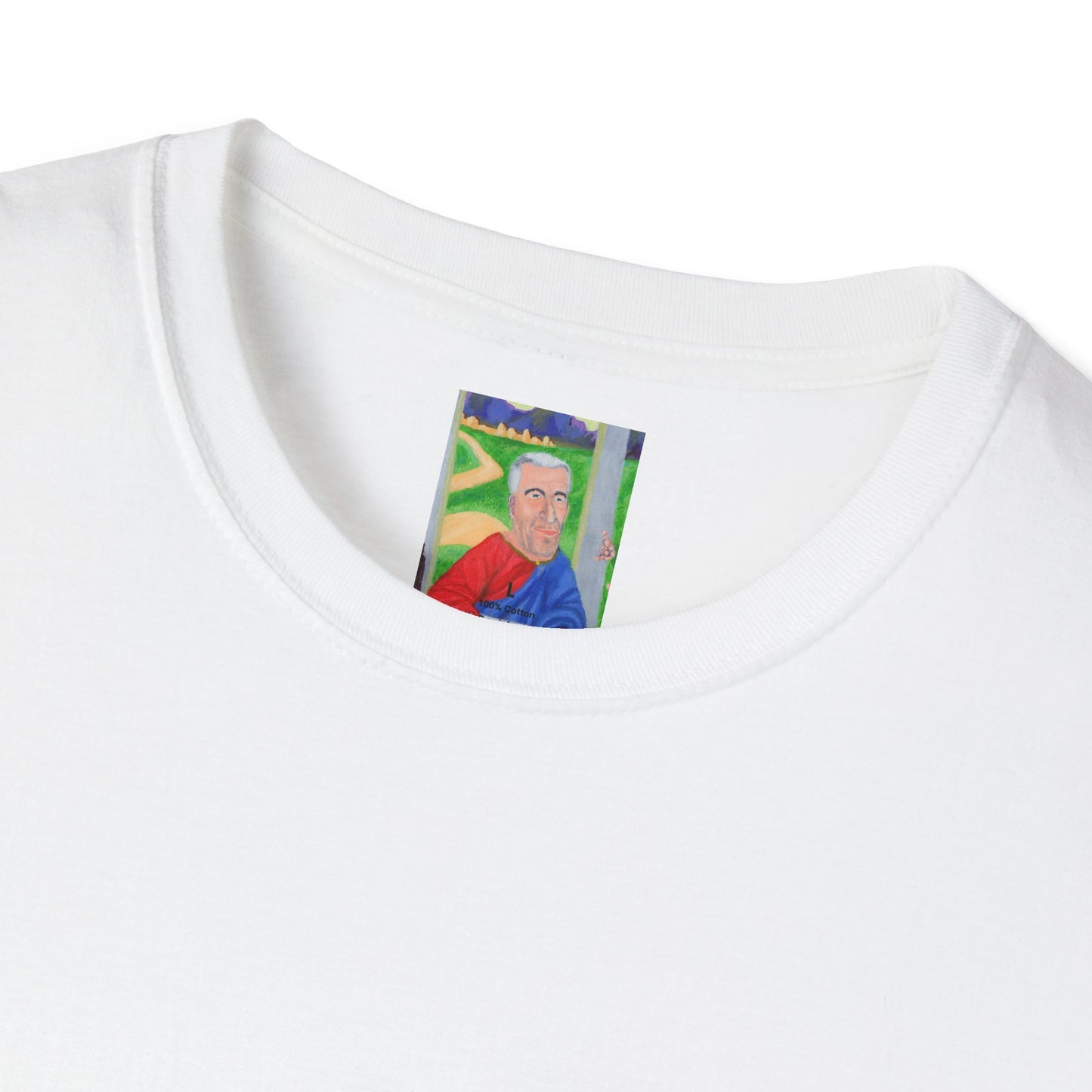 Jeffrey Epstein Oprah Winfrey Puff Daddy funny ironic Unisex Softstyle T-Shirt