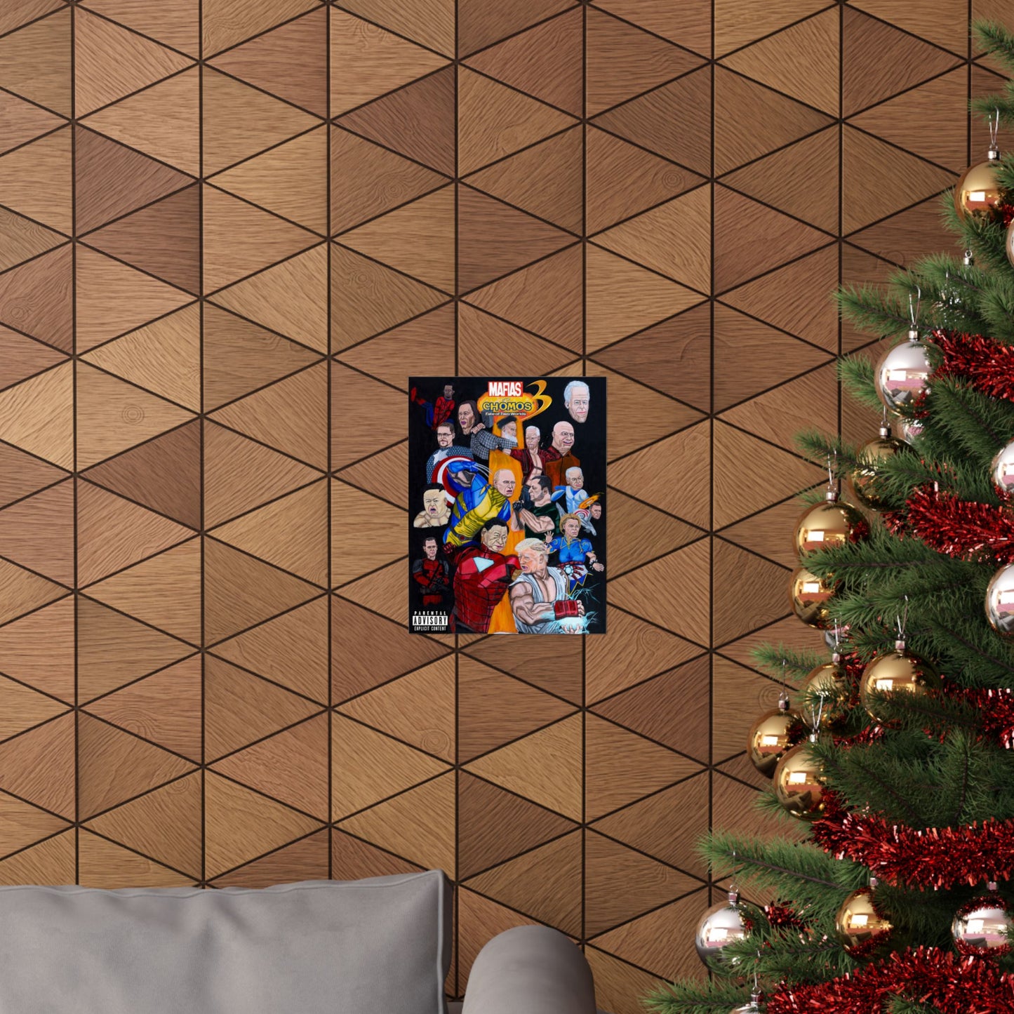 Vertical Posters, Marvel vs Capcom inspired, Donald Trump, Putin, Kamala Harris