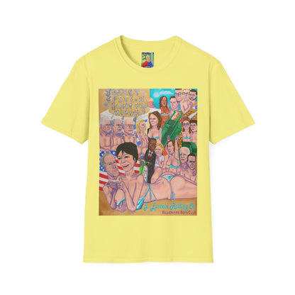 Funny Hand Painted Billionaires Boys Club T-Shirt, Jeffrey Epstein, Ghislain