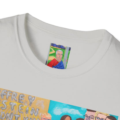 Funny Hand Painted Billionaires Boys Club T-Shirt, Jeffrey Epstein, Ghislain