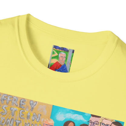 Funny Hand Painted Billionaires Boys Club T-Shirt, Jeffrey Epstein, Ghislain