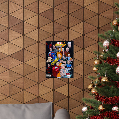 Vertical Posters, Marvel vs Capcom inspired, Donald Trump, Putin, Kamala Harris