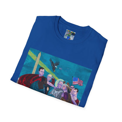 Jeffrey Epstein Peter Thiel Donald Trump Charlie Kirk political T-Shirt