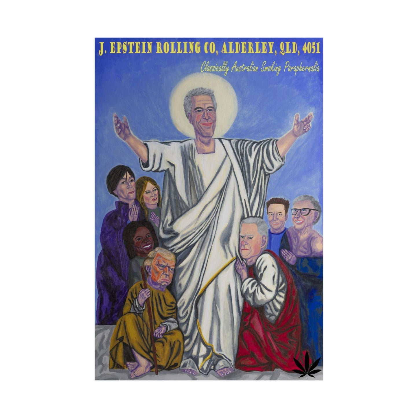 Jeffrey Epstein Salvatore. Licensed indoor poster