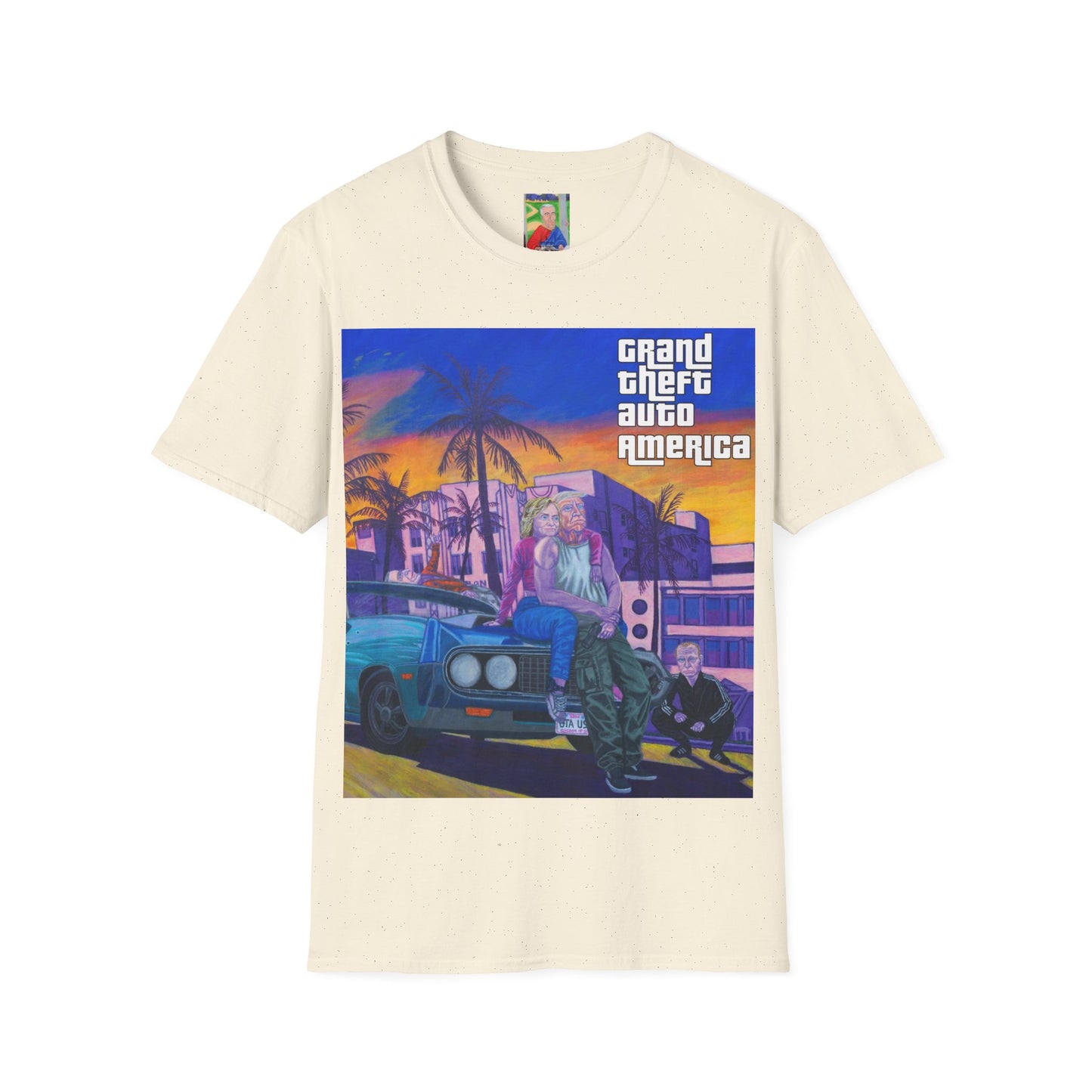 GTA inspired funny Epstein, Clinton, Trump Unisex T-Shirt