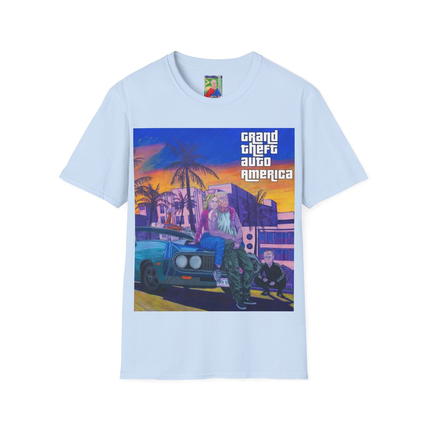 GTA inspired funny Epstein, Clinton, Trump Unisex T-Shirt