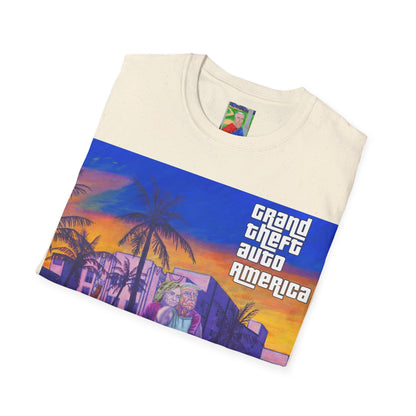 GTA inspired funny Epstein, Clinton, Trump Unisex T-Shirt