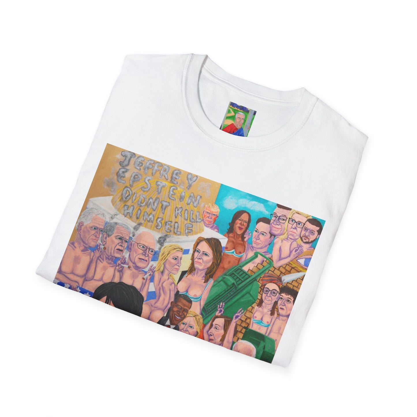 Funny Hand Painted Billionaires Boys Club T-Shirt, Jeffrey Epstein, Ghislain