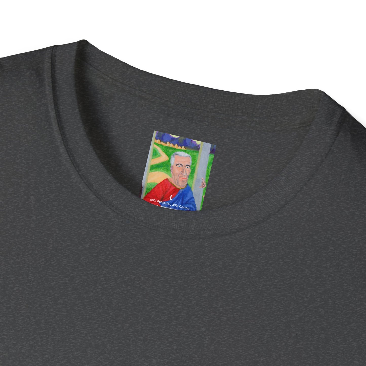 Jeffrey Epstein Oprah Winfrey Puff Daddy funny ironic Unisex Softstyle T-Shirt