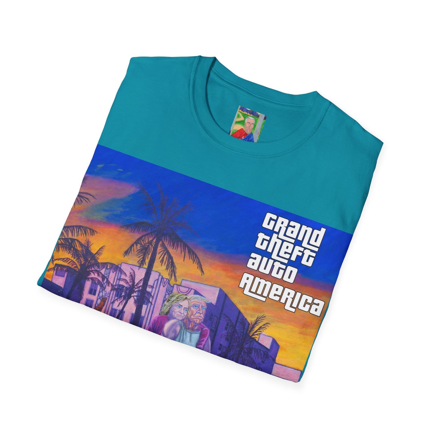 GTA inspired funny Epstein, Clinton, Trump Unisex T-Shirt