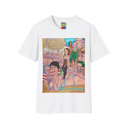 Funny Hand Painted Billionaires Boys Club T-Shirt, Jeffrey Epstein, Ghislain