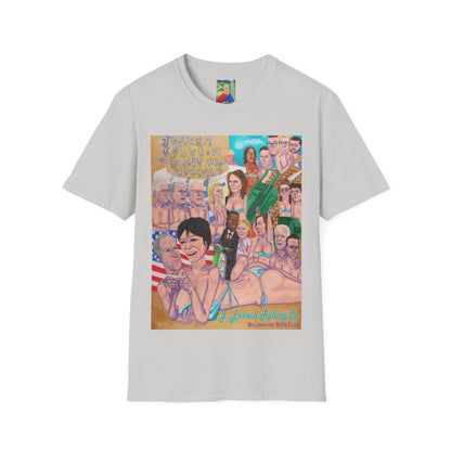 Funny Hand Painted Billionaires Boys Club T-Shirt, Jeffrey Epstein, Ghislain