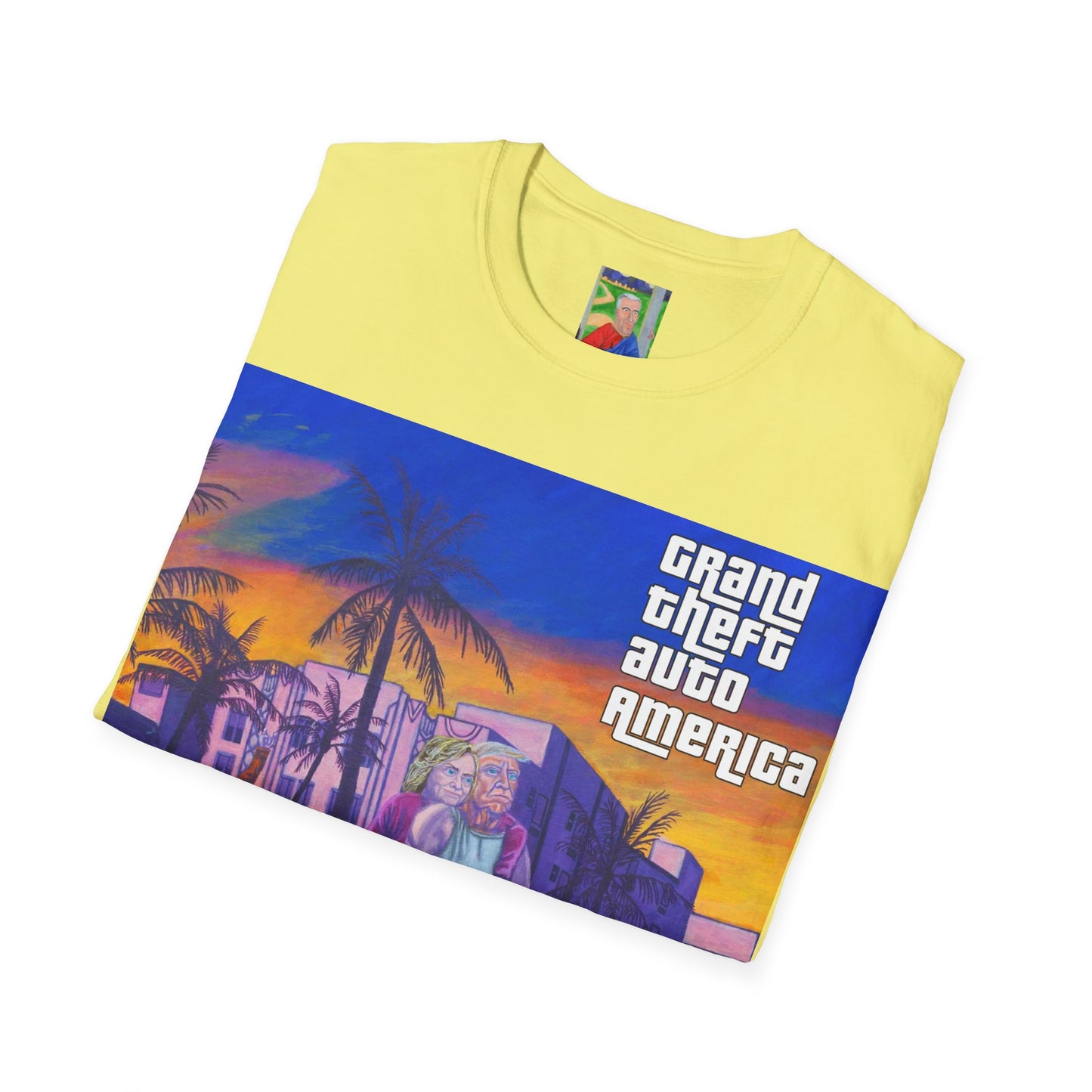 GTA inspired funny Epstein, Clinton, Trump Unisex T-Shirt