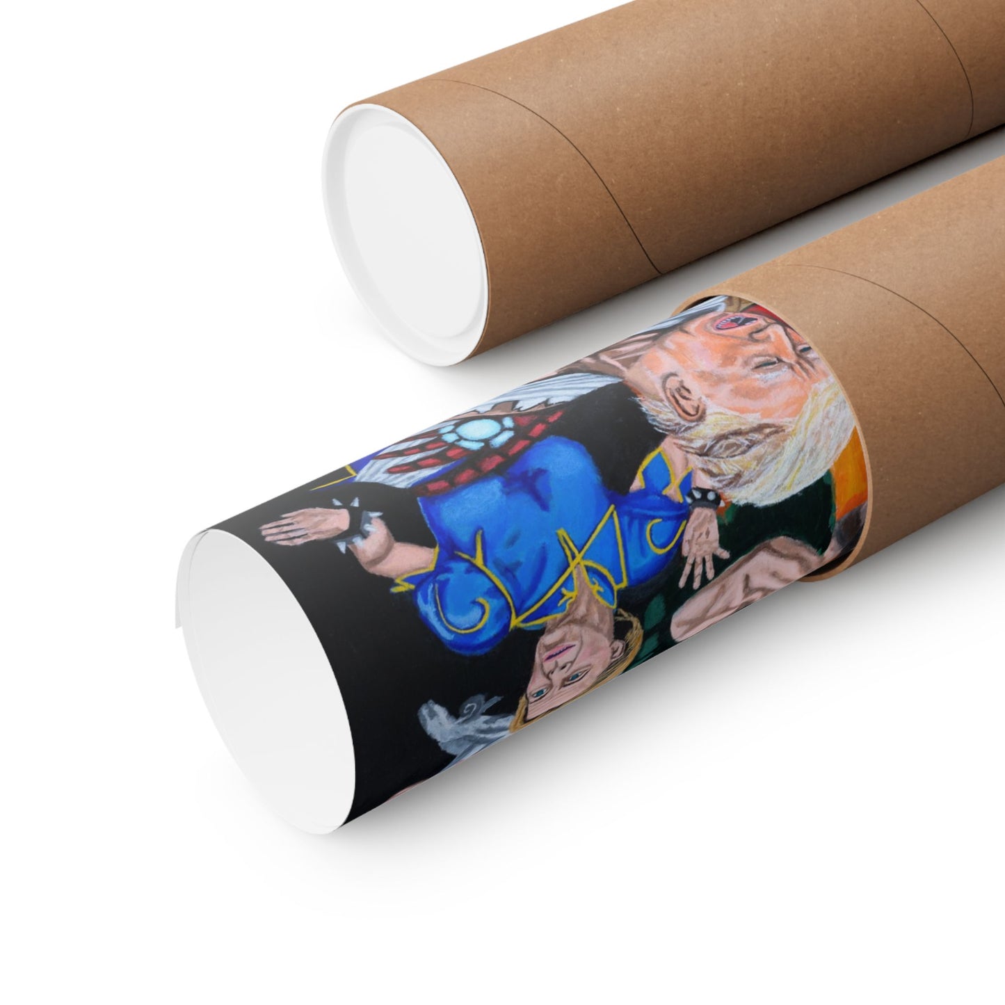 Vertical Posters, Marvel vs Capcom inspired, Donald Trump, Putin, Kamala Harris