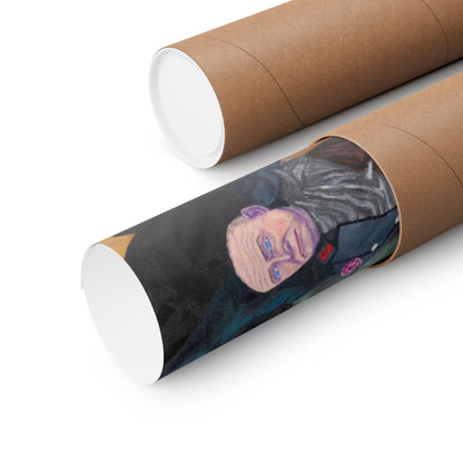 Jeffrey Epstein leads the people. Licensed indoor Poster