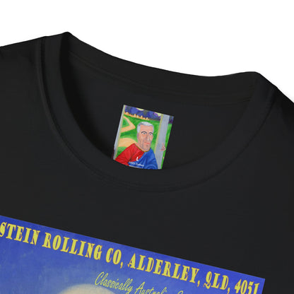 Jeffrey Epstein Hand Painted Unisex T-Shirt, Funny Dark Humour, Jesus, Softstyle