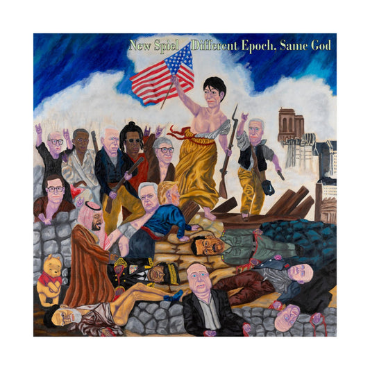 Jeffrey Epstein leads the people. Licensed indoor Poster