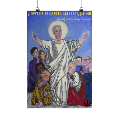 Jeffrey Epstein Salvatore. Licensed indoor poster