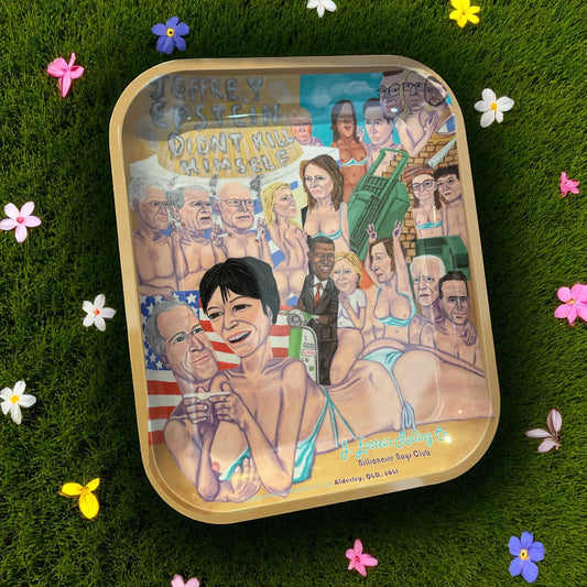 XL Jeffrey Epstein Billionaire Boys Club Rolling Tray