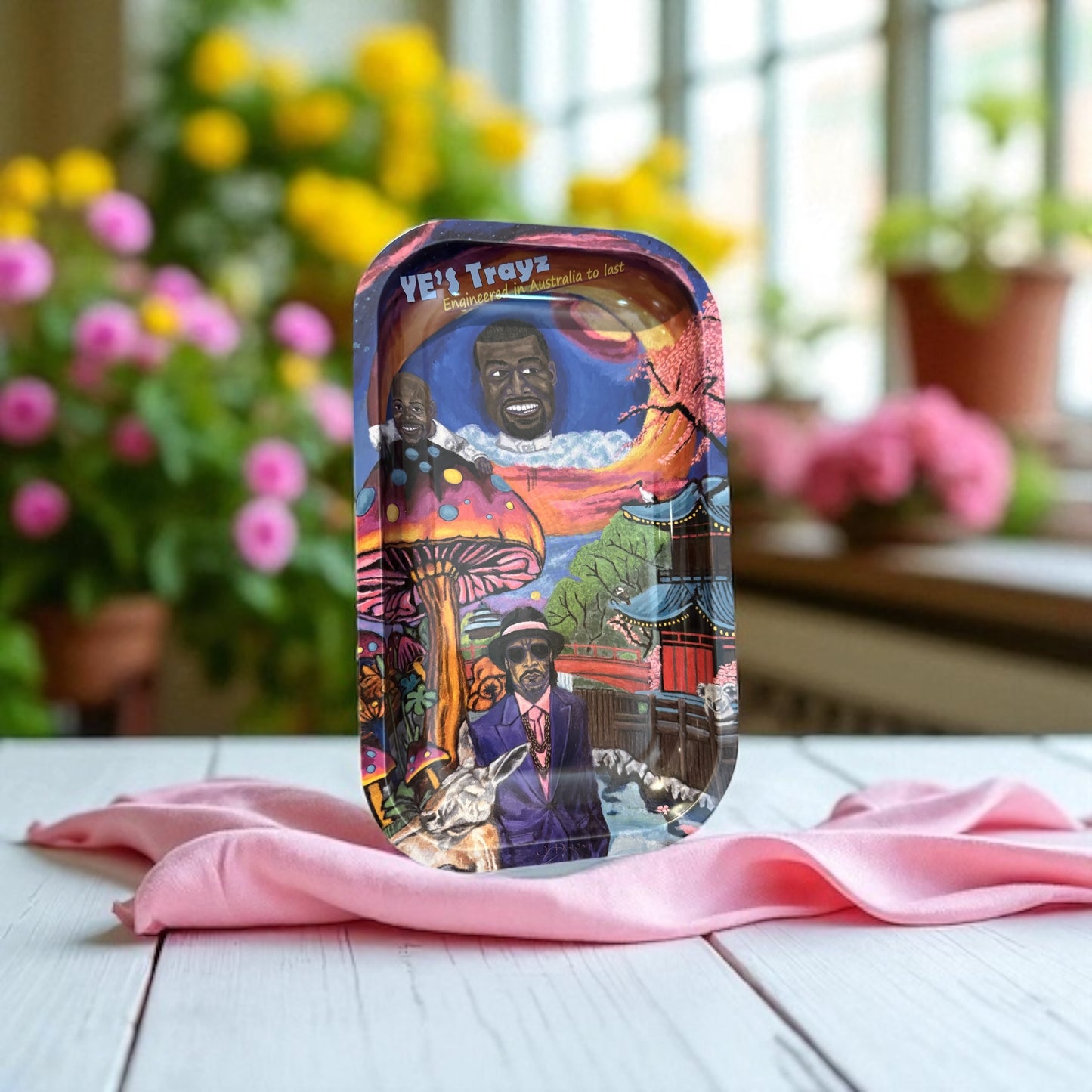 Kanye West, Katt Williams, Dave Chapelle rolling tray